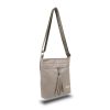 Zellia taupe női oldaltáska 26 × 24 cm