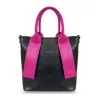 Zellia fekete-magenta női kézitáska 26 × 25 cm