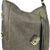 Zellia Zlb180 világos bronz női válltáska, oldaltáska 34 x 27 x 11 cm