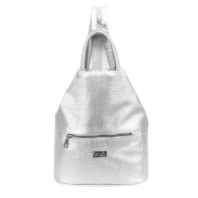 Zellia Zvn22022 női ezüst hátizsák 32 X 28 X 17 cm