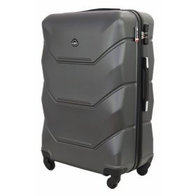   Gravitt grafitszürke színű, keményfalú bőrönd 65 × 44 × 24 cm