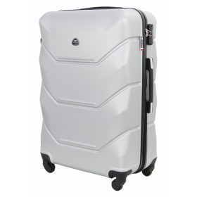   Gravitt ezüst színű, keményfalú bőrönd 75 × 47 × 29 cm