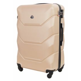   Gravitt arany színű, keményfalú bőrönd 75 × 47 × 29 cm