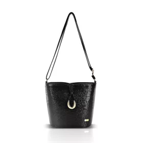  Zellia Zvn26003 fekete női bucket bag, oldaltáska 20 x 11 cm