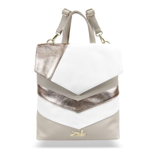 Zellia női rosegold hátizsák 31×29 cm