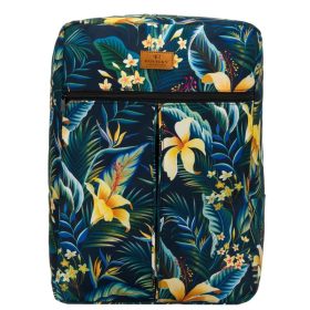   Rovicky  R-Pl-01-9005 09  WizzAir, Ryanair kabin méretű zöld mintás hátitáska 40 x 25 x 20 cm