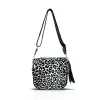 Zellia 21028 Pantera fekete-bézs párduc mintás női oldaltáska 23 x 11 cm