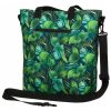 Rovicky r-tz15605-6848 03 zöld mintás shopper táska 47 x 40 x 18 cm