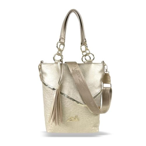 Zellia 24046 női arany válltáska 30 x 28 x 8 cm