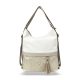 Zellia Női Válltáska/Hátizsáká Alakítható 24040 Beige-Arany - Monaco-Holo -