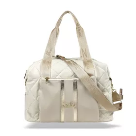   Zellia 24128 bézs, steppelt-matt női sporttáska 40x 30 x 19 cm