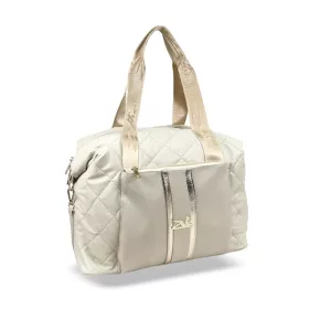   Zellia 24128 bézs, steppelt-matt női sporttáska 40x 30 x 19 cm