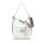 Zellia Zlb180 fehér-arany női válltáska, oldaltáska 34 x 27 x 11 cm