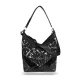 Zellia Zlb286 női fekete válltáska 37 x 26 x 12 cm