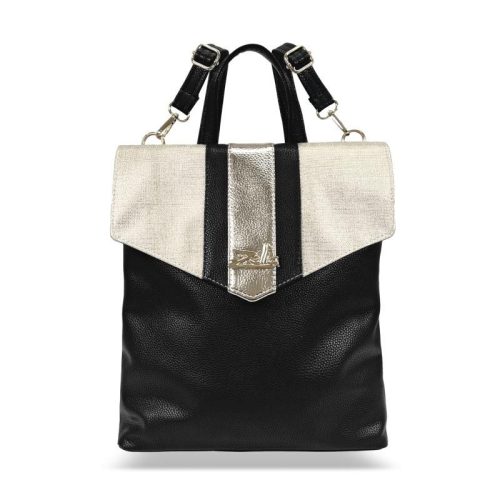 Zellia 24159 fekete-arany női hátizsák 31 x 29 x 12,5 cm 