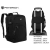 Peterson Hátizsák - Ptn Pp-Tok D-7203 Black - Fekete - 39 X 25 X 19,5 Cm -