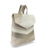 Zellia 24031 bézs-arany női hátizsák  31 X 29 X 12,5 cm