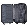 Peterson ezüst színű, keményfalú bőrönd 55 × 36 × 23 cm