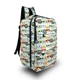   Zellia Hz-103 #99 cica mintás WizzAir Ryanair kézipoggyász hátizsák 40 X 25 X 20 cm