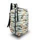Zellia Hátizsák Hz-103 Macska Mintás- #99 - Steppelt - Vízlepergetős - 40 X 25 X 20 Cm