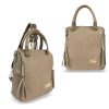 Zellia 24122 női taupe hátizsák, kézitáska 26 x 24  x 14 cm