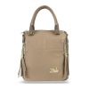 Zellia 24122 női taupe hátizsák, kézitáska 26 x 24  x 14 cm