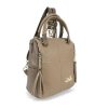 Zellia 24122 női taupe hátizsák, kézitáska 26 x 24  x 14 cm
