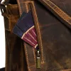 Peterson férfi bőr oldaltáska PETE-TMH-4893 Tan – Barna