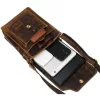 Peterson férfi bőr oldaltáska PETE-TMH-4893 Tan – Barna