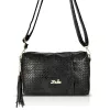 Zellia ZLB210 Mesh fekete női oldaltáska 25 x 17 x 9 cm