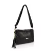 Zellia ZLB210 Mesh fekete női oldaltáska 25 x 17 x 9 cm