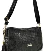 Zellia ZLB210 Mesh fekete női oldaltáska 25 x 17 x 9 cm