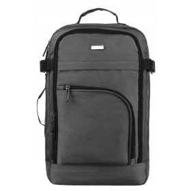   Peterson PTN PP-TOK-D Wizzair, Ryanair szürke fedélzeti táska, hátizsák  39 x 25 x 19,5 Cm