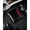 Férfi Bőr Pénztárca 1552-03-Bor-1348 Black-Red