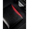 Férfi Bőr Pénztárca 1552-03-Bor-1348 Black-Red
