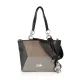 Zellia 26071 barna-taupe női válltáska, oldalpánttal 39 x 27 x 15 cm