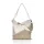 Zellia 25193 taupe-rosegold női hobó válltáska, oldalpánttal 33 x 30 x 14 cm