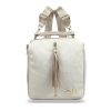 Zellia 22112 bézs-arany női hátizsák 33 x 25 x 13 cm