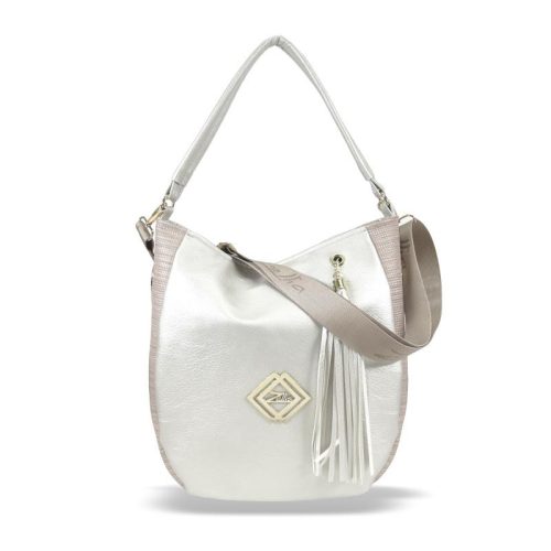 Zellia Zlb180  platina női válltáska 34 x 27 x 11 cm