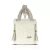 Zellia 25180 Pantera bézs párducmintás női kézitáska, hátizsák 27 × 25 × 14 cm