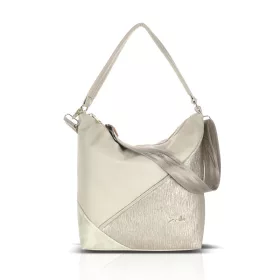 Zellia Zlb332 bézs-arany női válltáska 30 x 25 x 12,5 cm