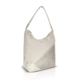 Zellia Zlb332 bézs-arany női válltáska 30 x 25 x 12,5 cm