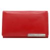 Cavaldi piros női bőr pénztárca RFID védelemmel 15,5×10 cm