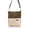 Zellia Női Oldaltáska Zlb274 Taupe-Arany - Brw -