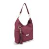 Zellia bordó női válltáska, crossbody 39 x 30 x 12 cm