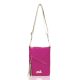 Zellia steppelt magenta női oldaltáska, crossbody 26 x 18 cm