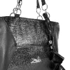 Zellia 26071 Crystal 2 fekete női  válltáska 39 × 27 × 15 cm