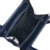 Zellia Zvn22027 női navy, sötétkék lakk alkalmi kézitáska 23 x 19,5 x 12 cm