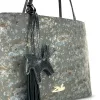 Zellia 26061 D2 fekete női válltáska 35 × 32 × 13 cm