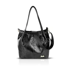   Zellia ZLB481 Crystal 2 fekete női válltáska 32 x 28 x 13 cm
